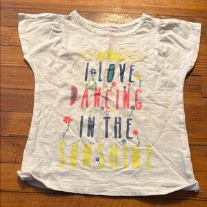 Kids White Graphic Tee